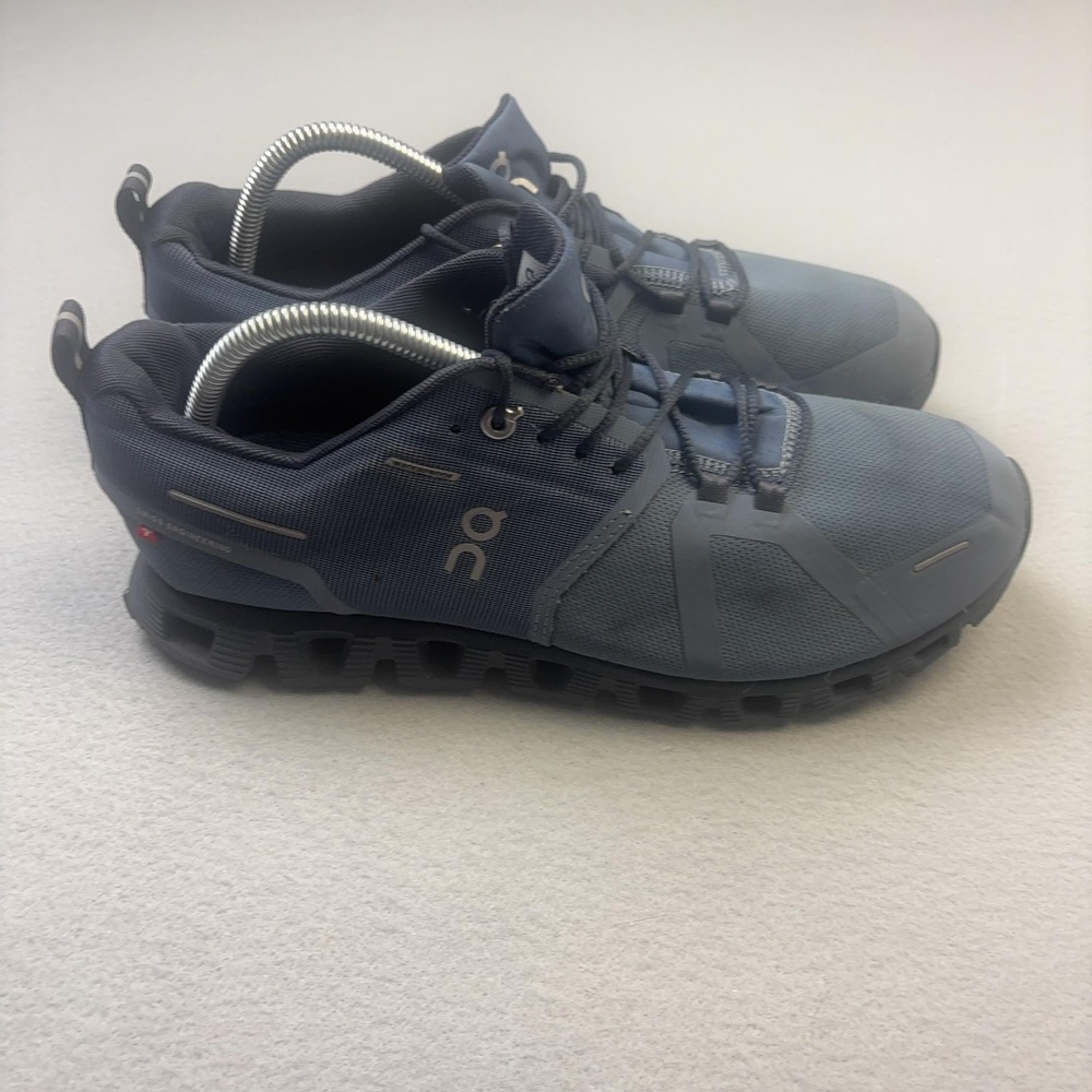 On Cloud Waterproof Shoes Mens Size 8.5 Blue CloudTec Running Sneakers 59.98531